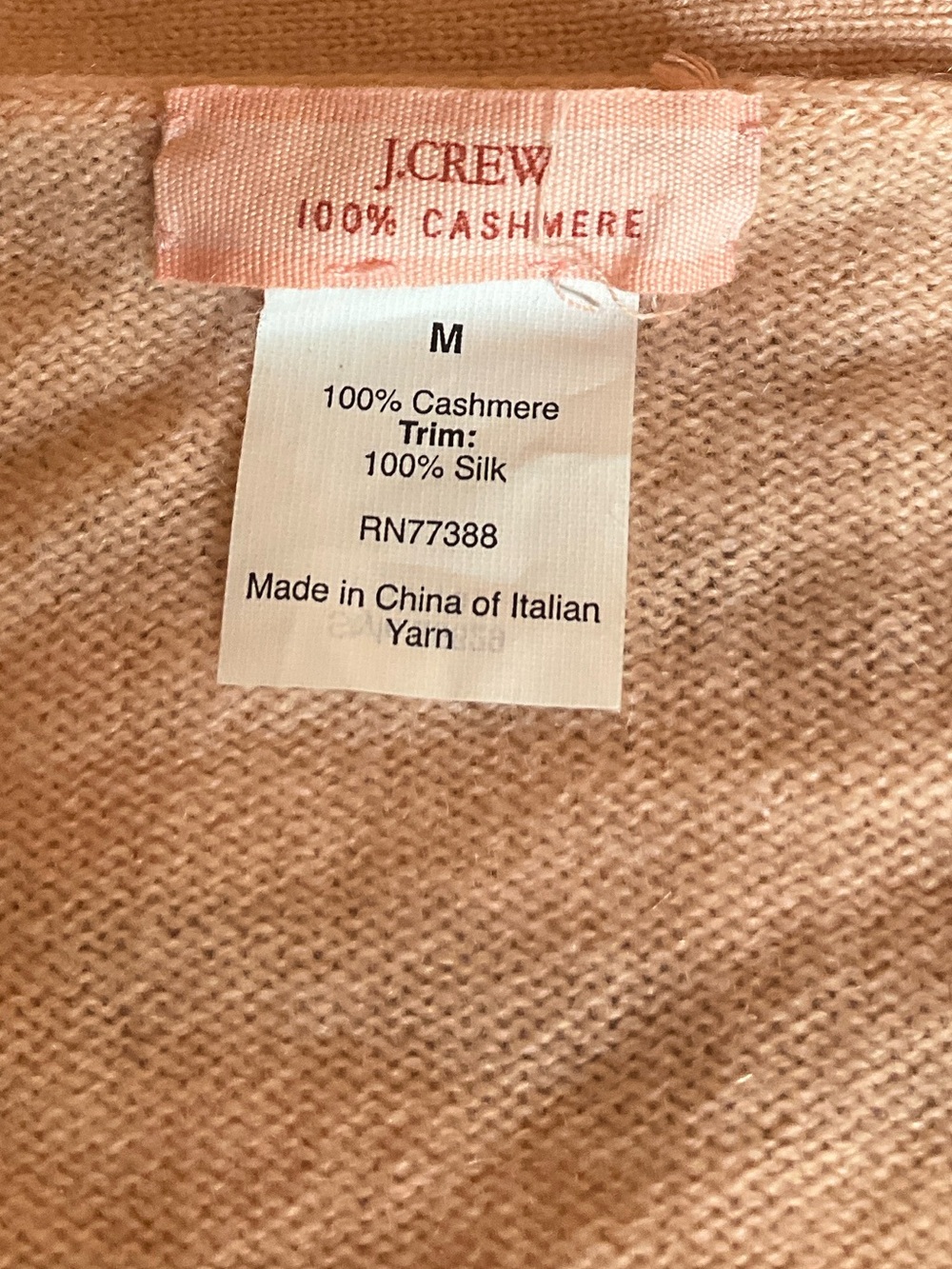 J. Crew. Where are you going to find 100% Embroidered Cashmere at this price?!! - Picture 3 of 4